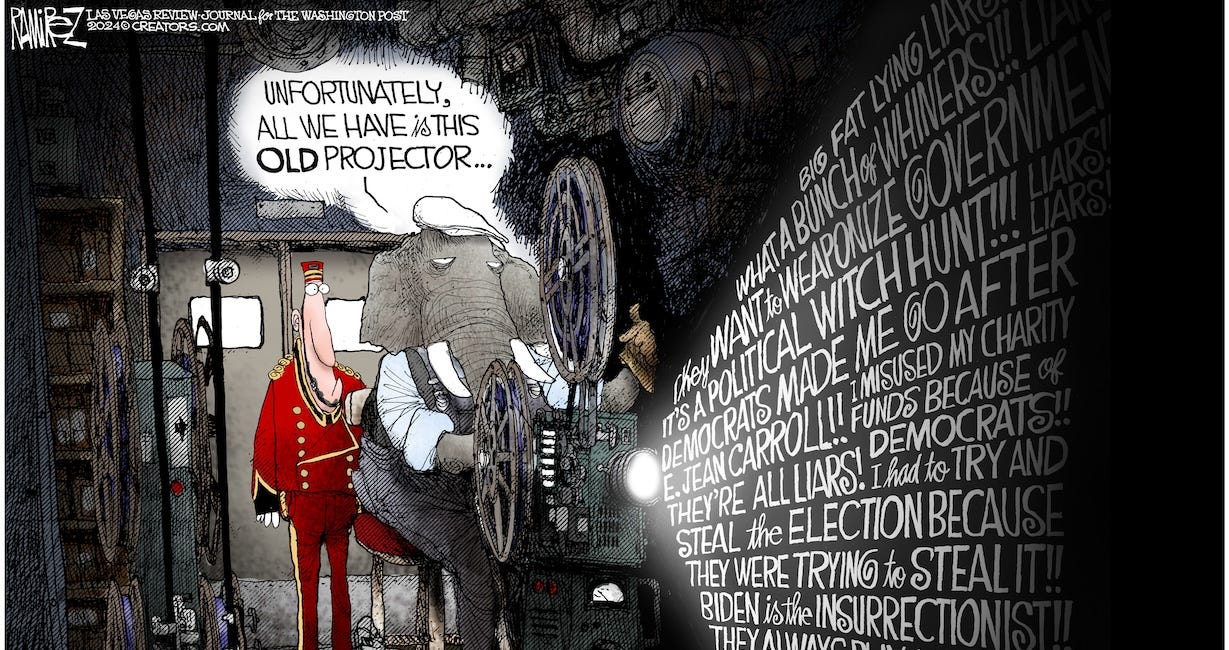 Michael Ramirez: Old Grievances 02-13-24 