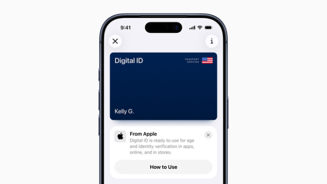 Available today, Digital ID is a new way for users to create an ID in Apple Wallet using information from their U.S. passport, and present it with the security and privacy of iPhone or Apple Watch. Available today, Digital ID is a new way for users to create an ID in Apple Wallet using information from their U.S. passport, and present it with the security and privacy of iPhone or Apple Watch.