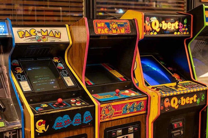 Vintage coin-op video games