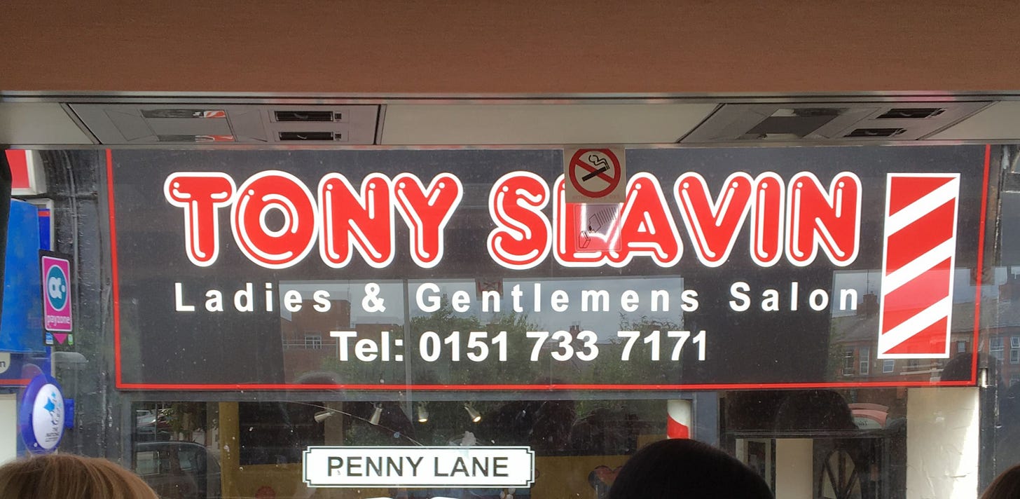 The barbers from the Beatles Penny Lane The barbers from the Beatles Penny Lane