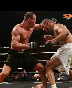 A person punching another person in a boxing ring
AI-generated content may be incorrect. A person punching another person in a boxing ring
AI-generated content may be incorrect.