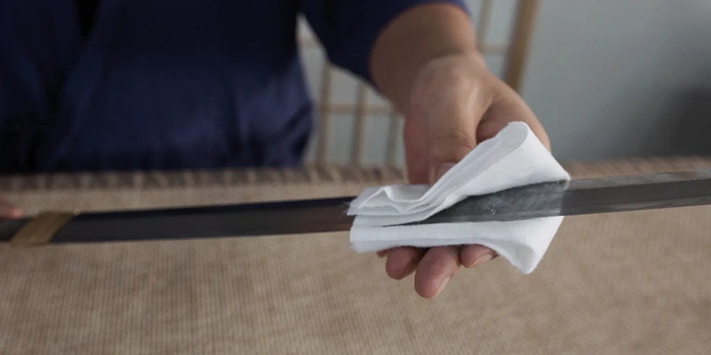 Maintenance of katana