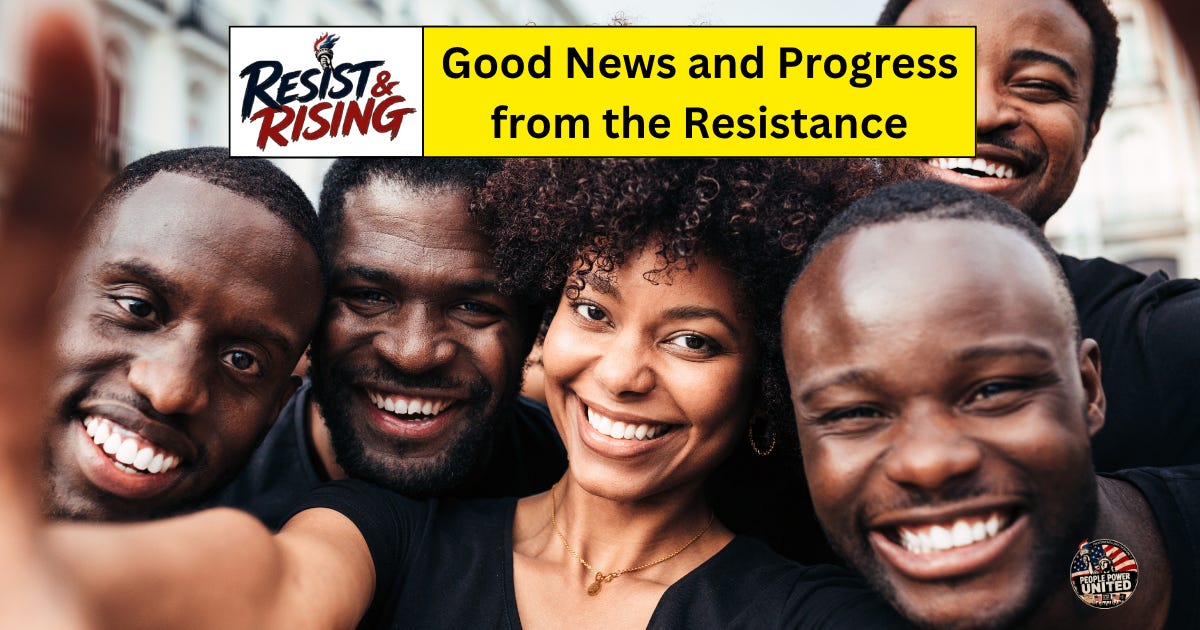 Good News and Progress from the Resistance. Good News and Progress from the Resistance.