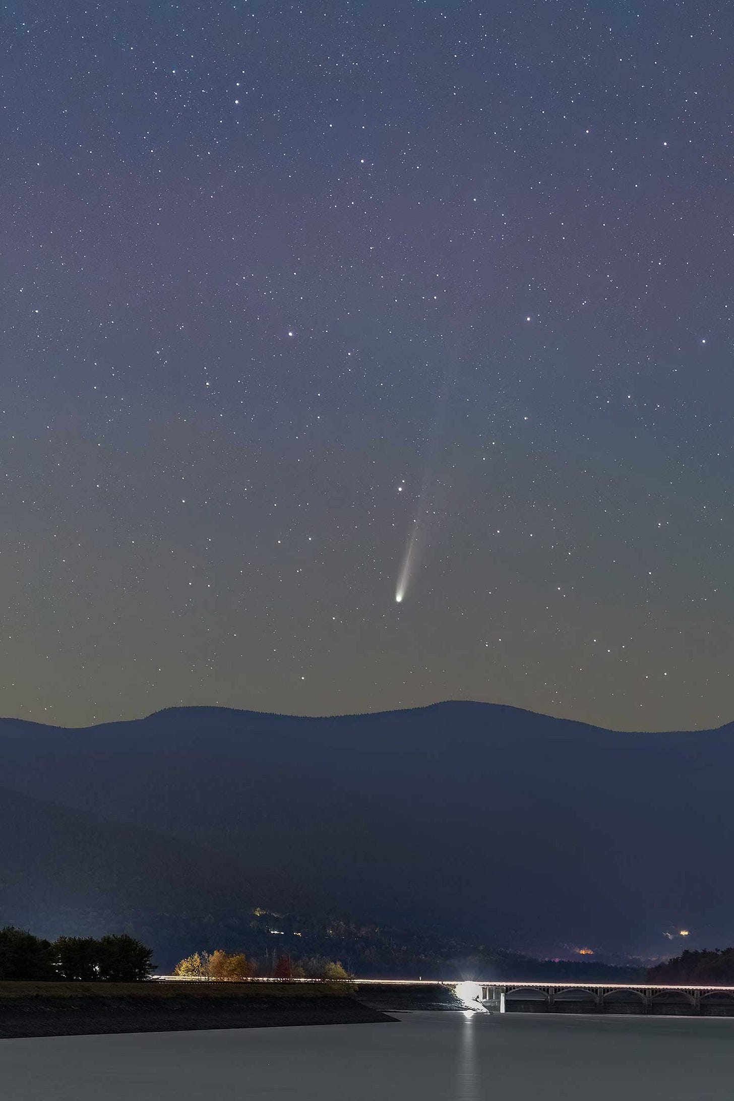 The Final Result! Comet C/2025 A6 Lemmon Over Slide Mountain, New York The Final Result! Comet C/2025 A6 Lemmon Over Slide Mountain, New York