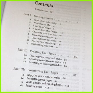 Book front matter example of a table of contents Book front matter example of a table of contents