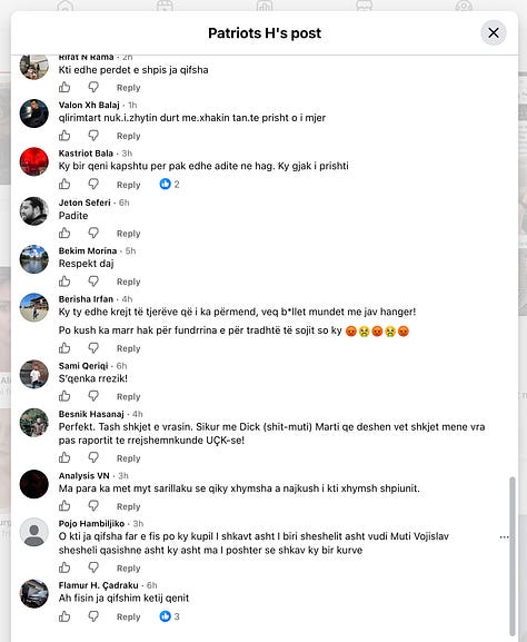 Nxitja e urrejtjes ndaj Vudi Xhymshitit nga 'Patriots H Ibrahimi'