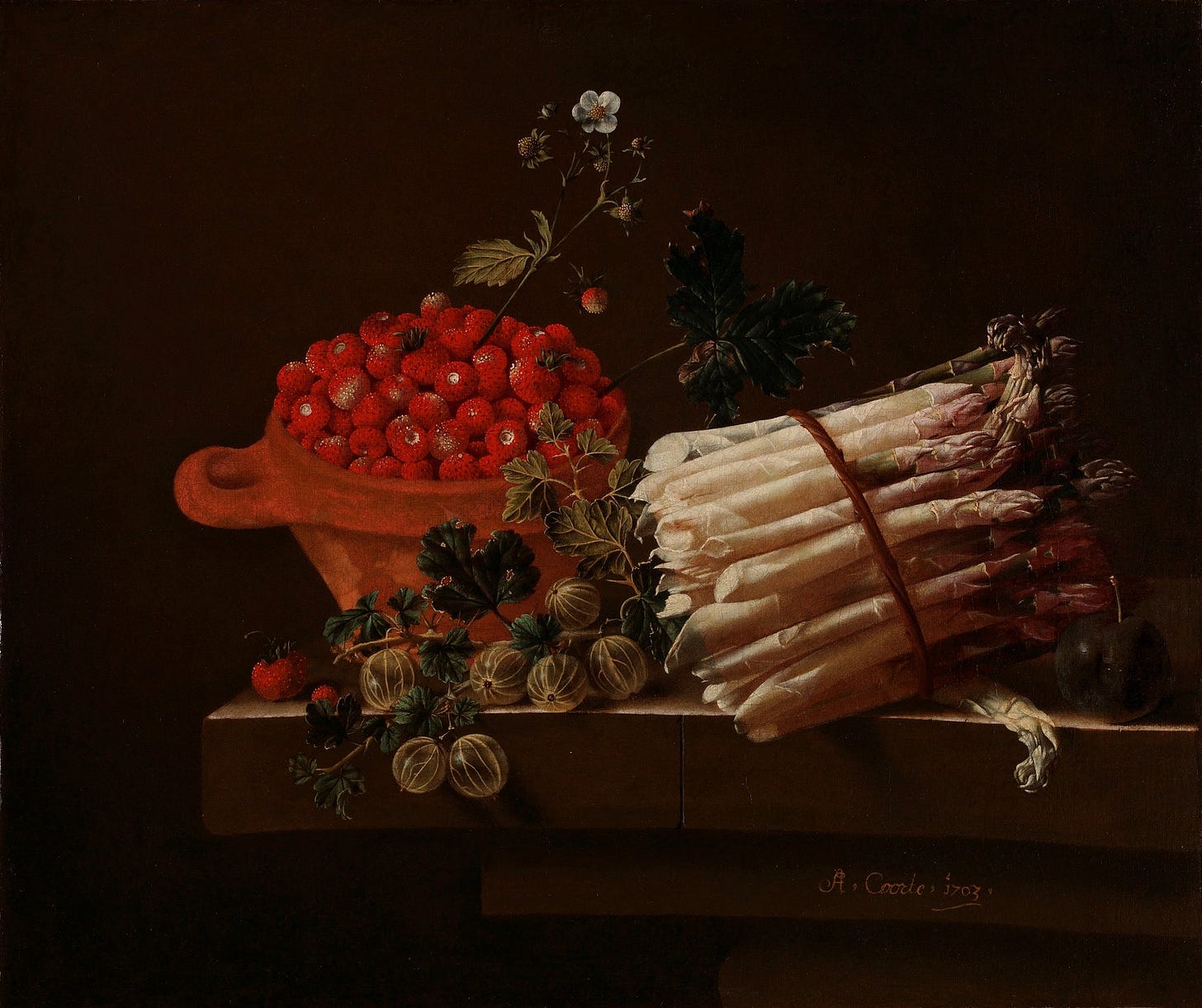 Manet bunch of asparagus Manet bunch of asparagus