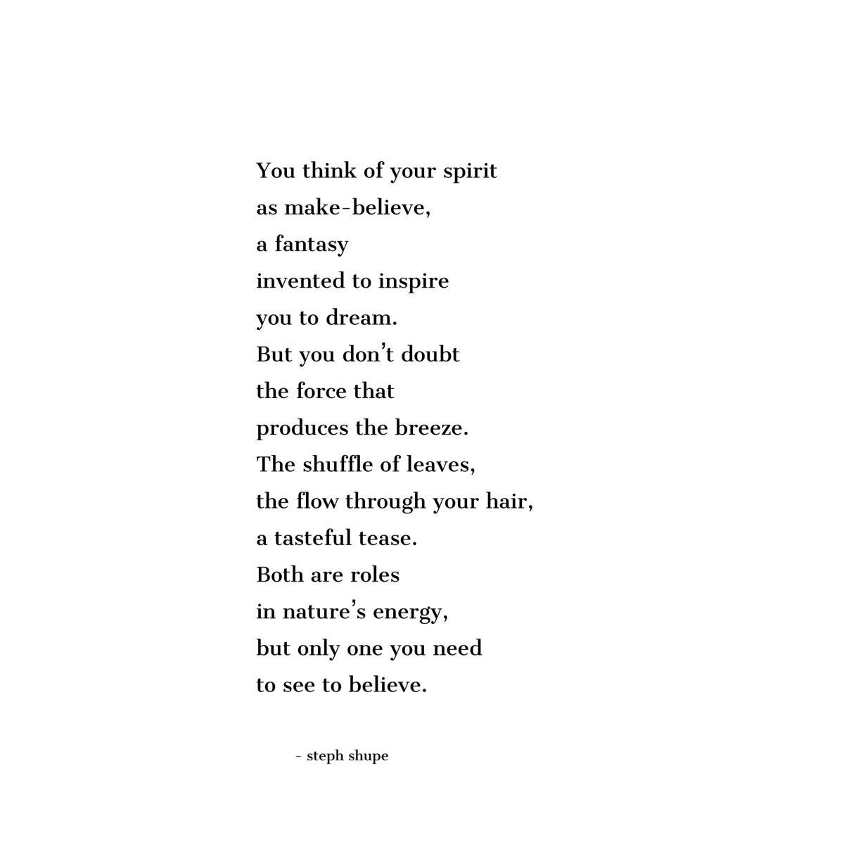 Poem by Steph Shupe