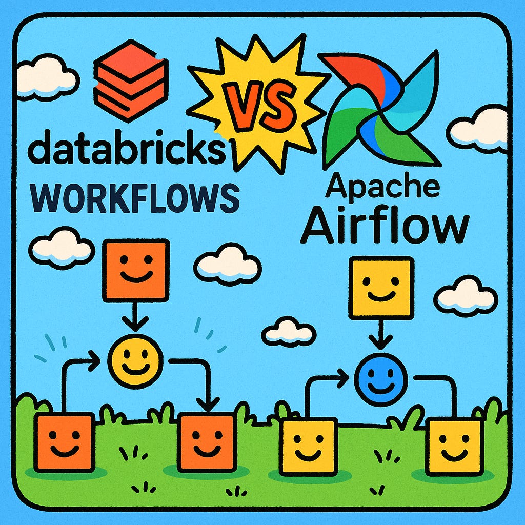 Apach Databricks Databricks Workflows vs Apache Airflow - by Daniel Beach