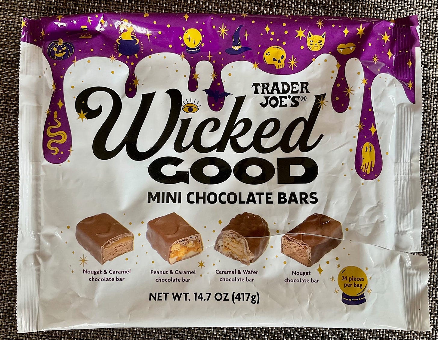 Trader Joe's Wicked Good Mini Chocolate Bars Trader Joe's Wicked Good Mini Chocolate Bars