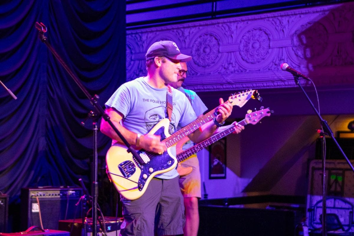 Chemistry teacher Nathan Watson still regularly meets with the members of his band to play music. Courtesy of Nathan Watson. Chemistry teacher Nathan Watson still regularly meets with the members of his band to play music. Courtesy of Nathan Watson.