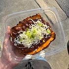 Chili loaded sweet potato
