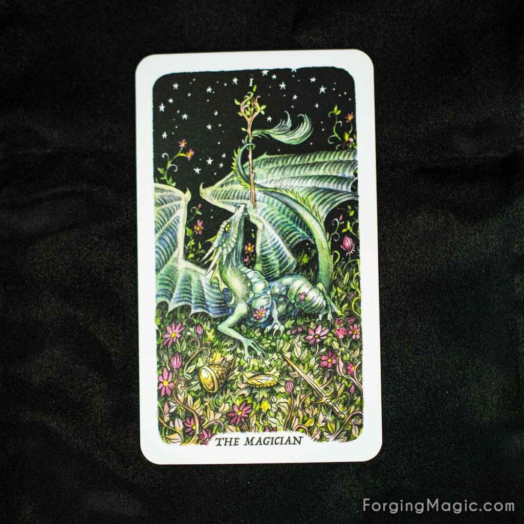 Smoke, Ash and Embers Magician Card