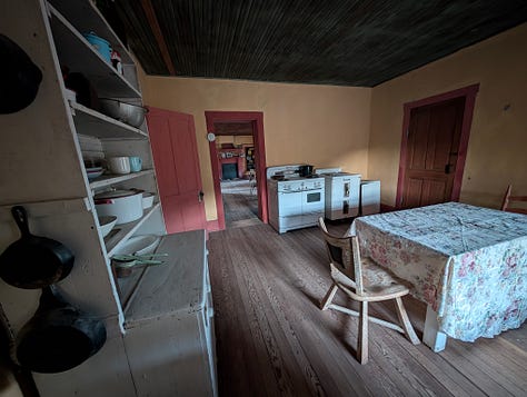 old cabin inside view