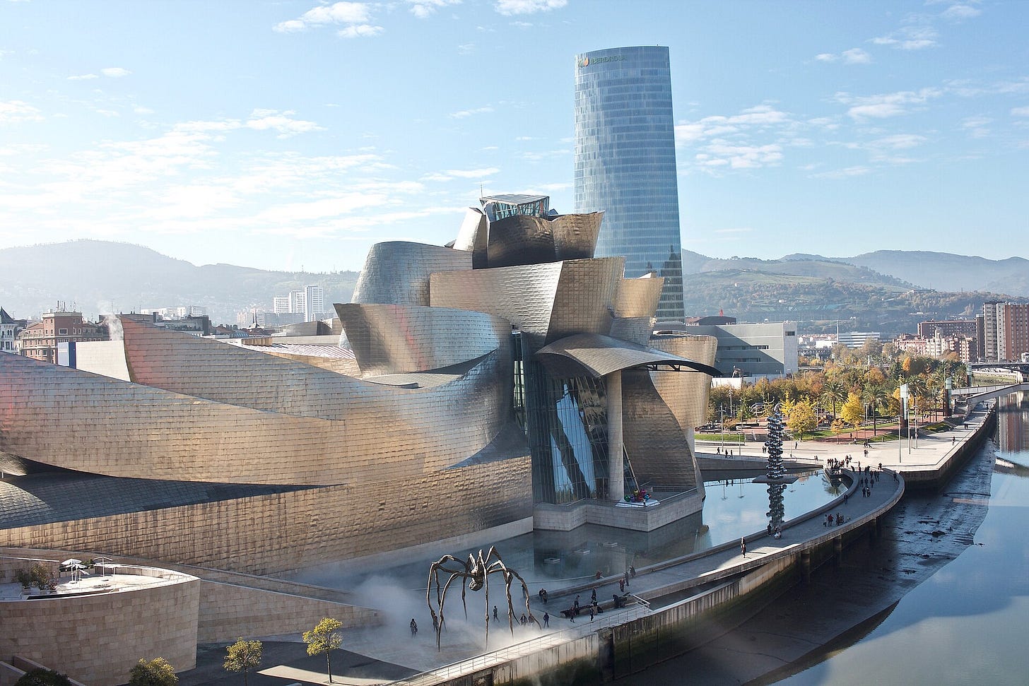 Exterior of the Guggenheim Museum in Bilbao, which has asked to display Guernica Exterior of the Guggenheim Museum in Bilbao, which has asked to display Guernica