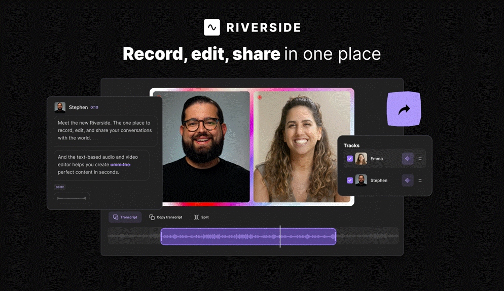 Online Video Editor: Fast & Free Text-Based Editing | Riverside