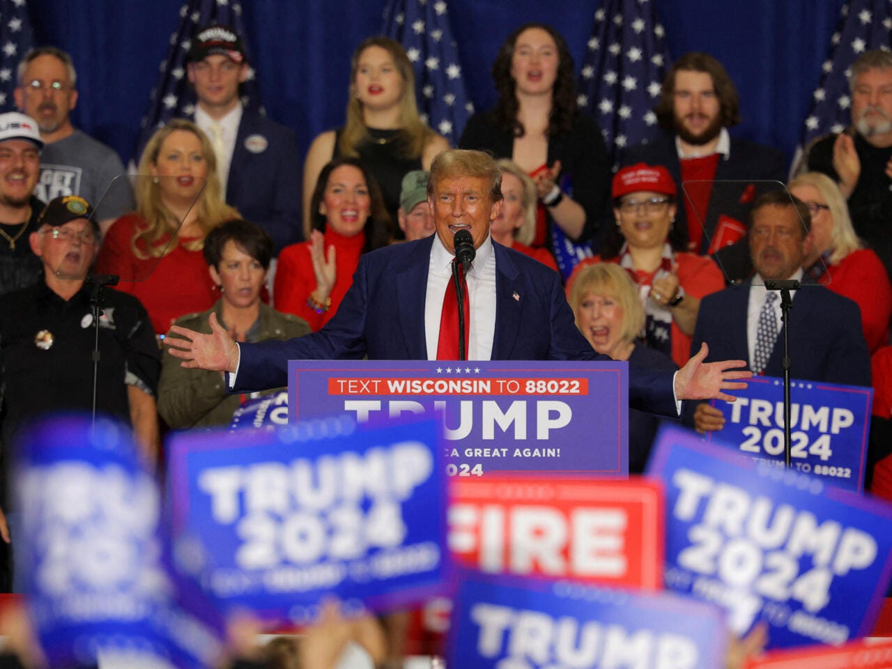 Trump cancels first rally since New York trial began due to bad weather