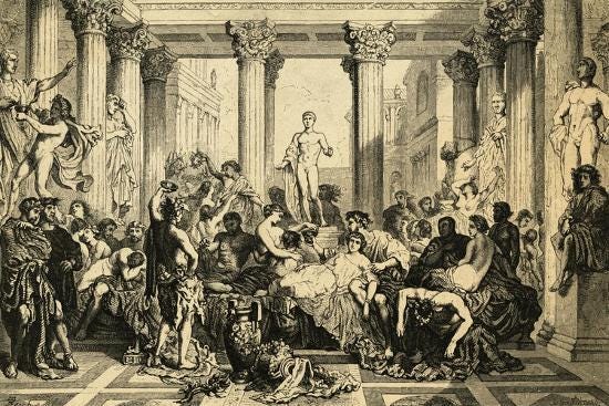 A Roman Orgy' Giclee Print | AllPosters.com