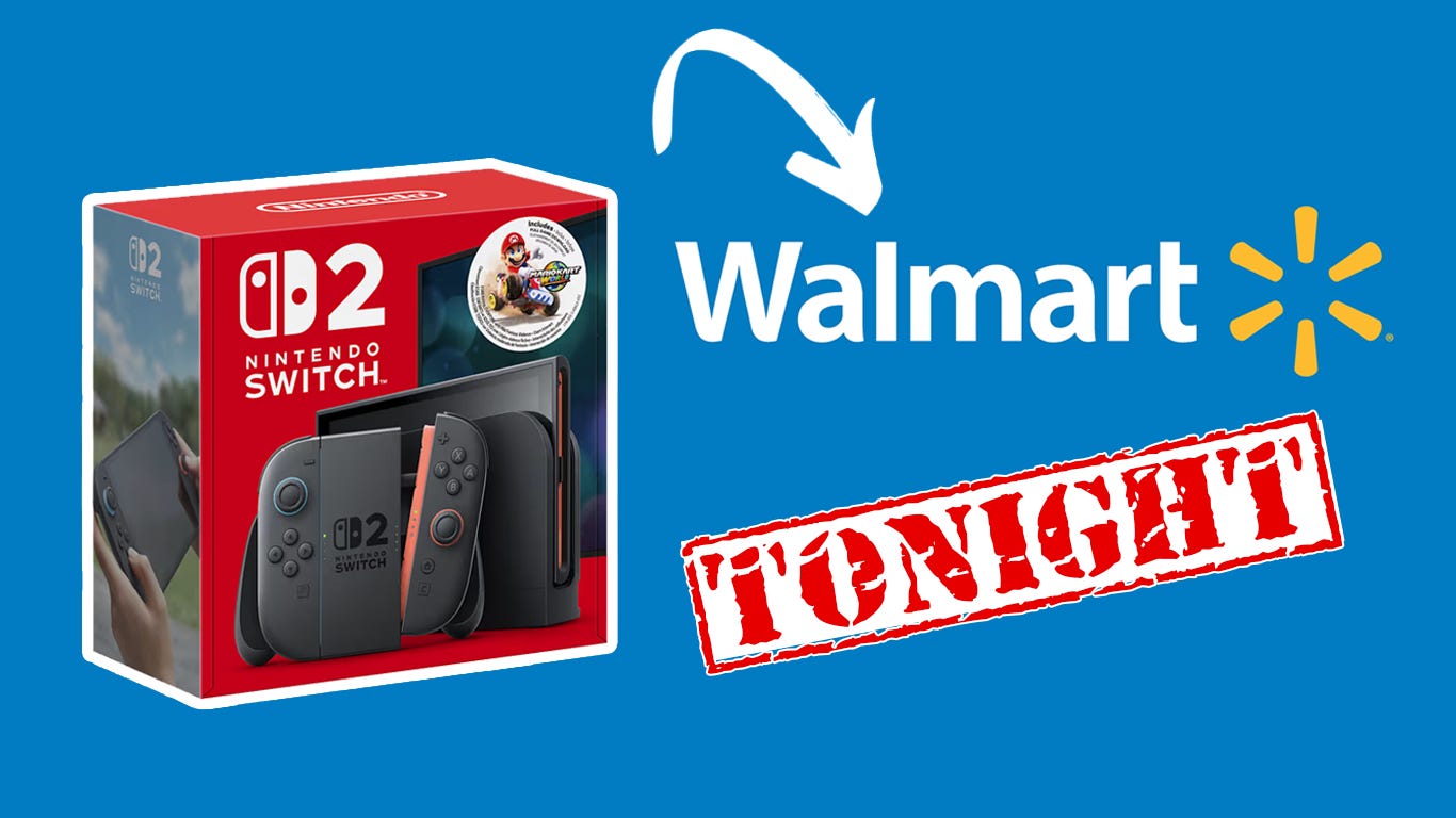 Nintendo Switch 2 pre-order at Walmart tonight Nintendo Switch 2 pre-order at Walmart tonight