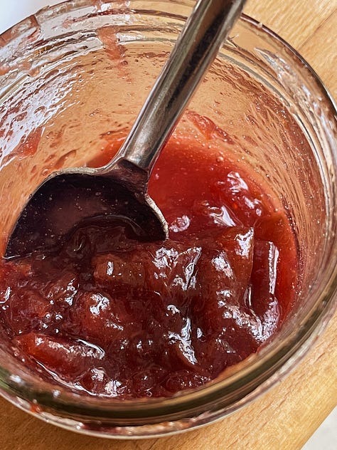 Jam Water Rof Roasted Rhubarb and Rose Water Jam — Darn Good by Devan Grimsrud