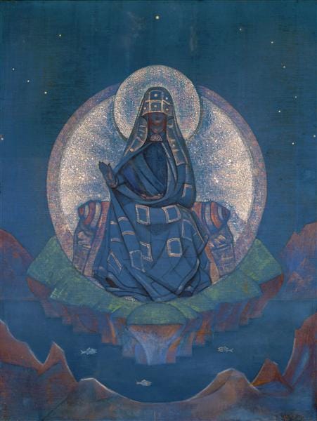 Mother of the World, 1924 - Nicholas Roerich - WikiArt.org