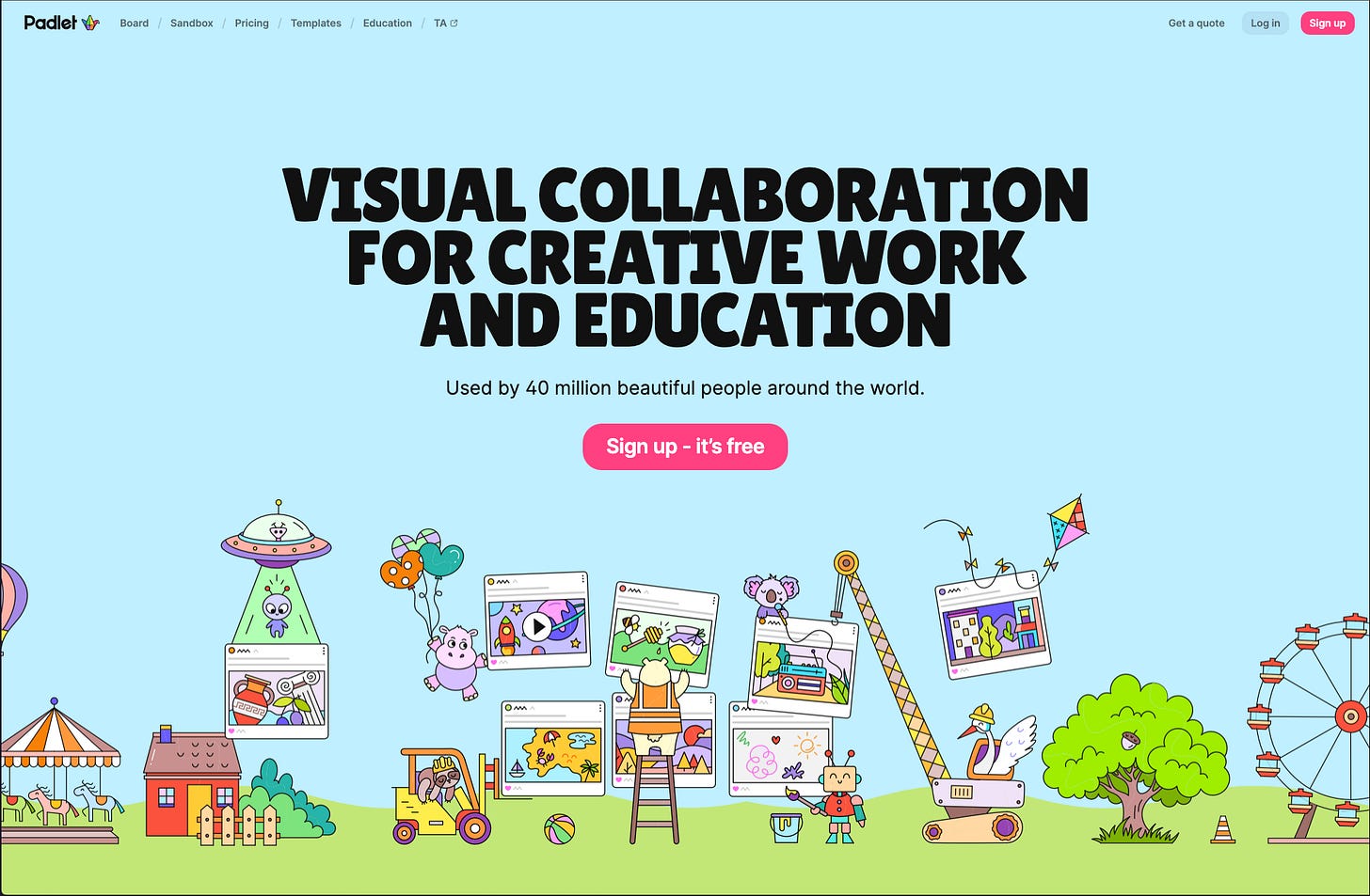Padlet is a do everything tool