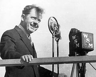 Huey Long on the campaign circuit Huey Long on the campaign circuit