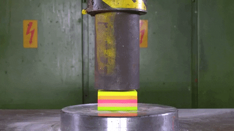 Find Your Happy Place With These Instantly Satisfying Hydraulic Press Gifs  - Señor GIF - Pronounced GIF or JIF?