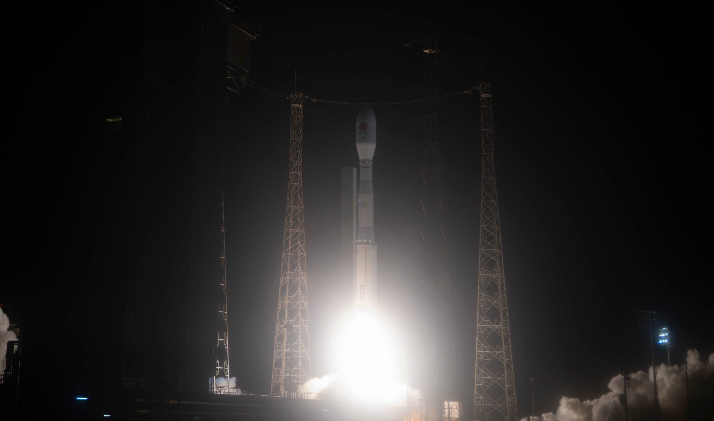 Vega-C lifting off from French Guiana with the Sino-European SMILE spacecraft on May 19th 2026.