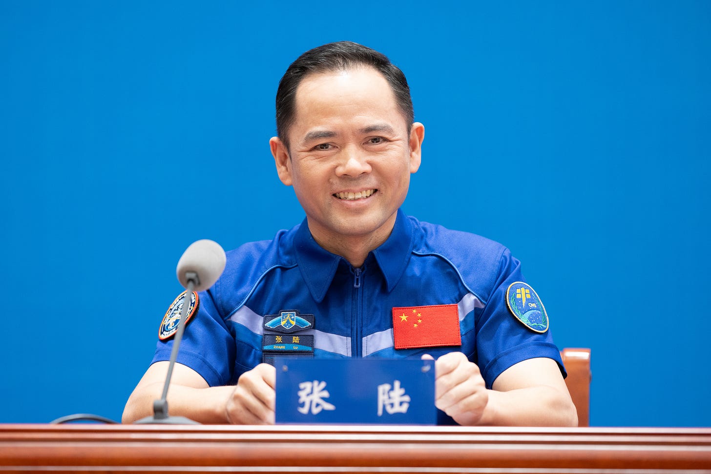 Zhang Lu pictured between questions at the August 5th 2026 press conference. Zhang Lu pictured between questions at the August 5th 2026 press conference.