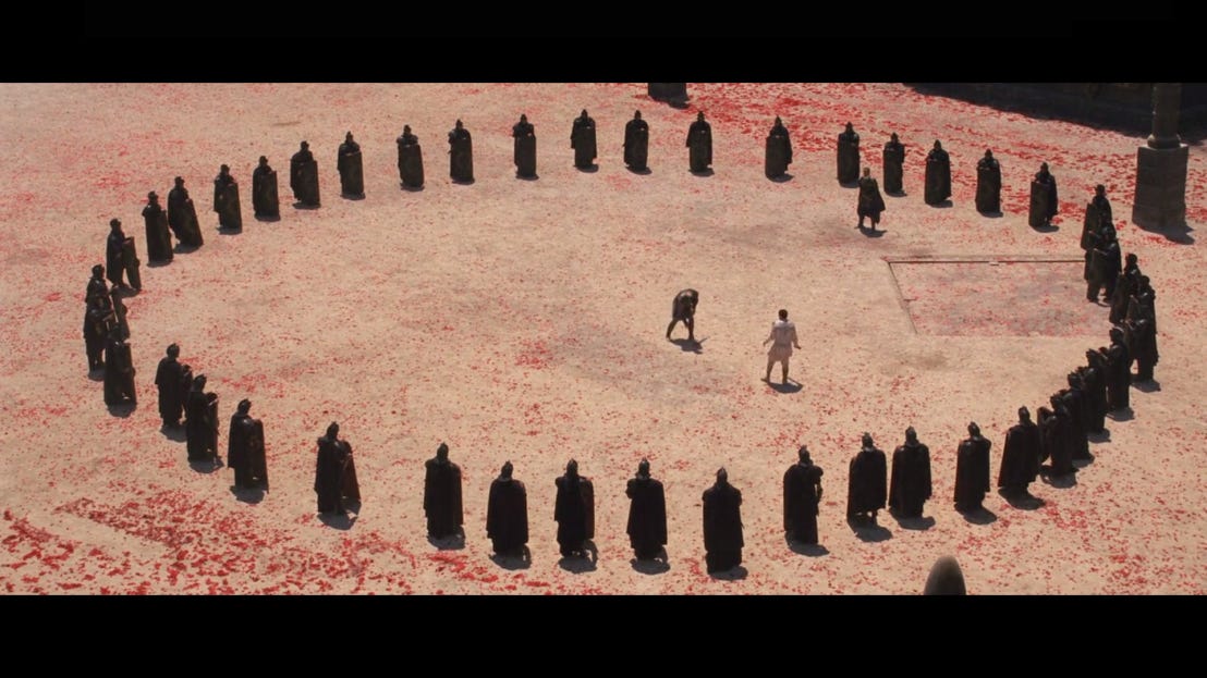 The Gladiator – Mise-en-scène – Mindless