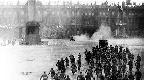 The Reds; Storming the Winter Palace, Trotsky 