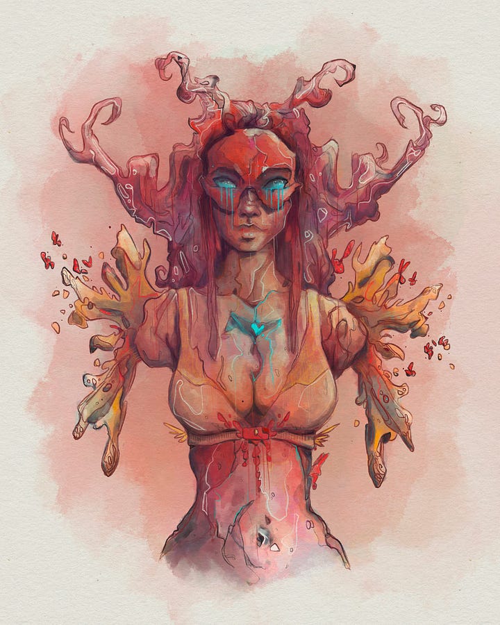 4 1/1 NFT art pieces in the Imaginarium collection by Argonauta/ZenDamage