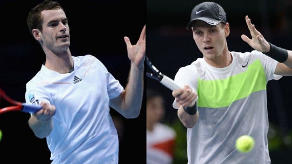 andy murray vs tomas berdych bulge for australian open semi finals 2015 images andy murray vs tomas berdych bulge for australian open semi finals 2015 images