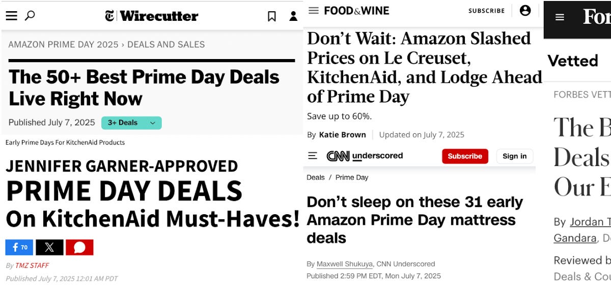 Prime Day is a scam