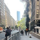 Man Detained After Incendiary Device Ignites Outside the Manhattan Tower Housing the FBI, ICE and an Immigration Court