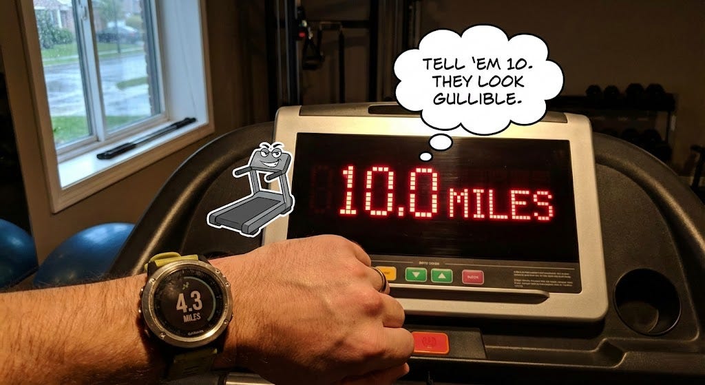 Garmin watch treadmill calibration requirements infographic