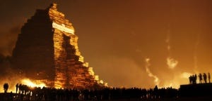 new year bonfire netherlands