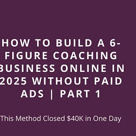 This Method Closed $40K in One Day