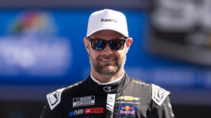 Feb 15, 2026; Daytona Beach, Florida, USA; NASCAR Cup Series driver Shane Van Gisbergen (97) during the 68th running of the Daytona 500 at Daytona International Speedway.