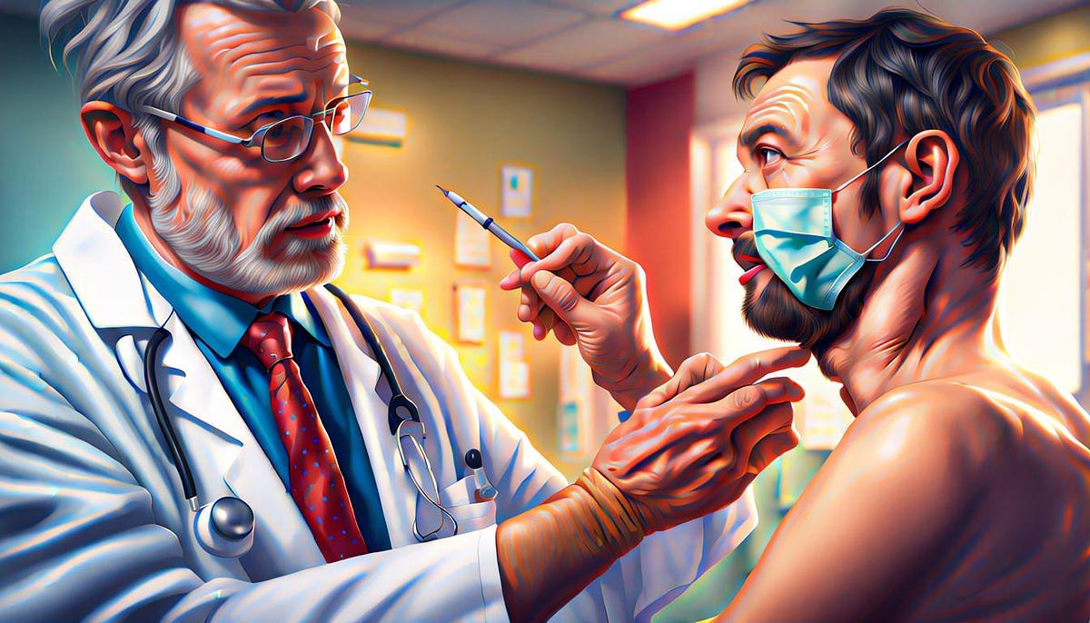 Doctor examining patient Doctor examining patient