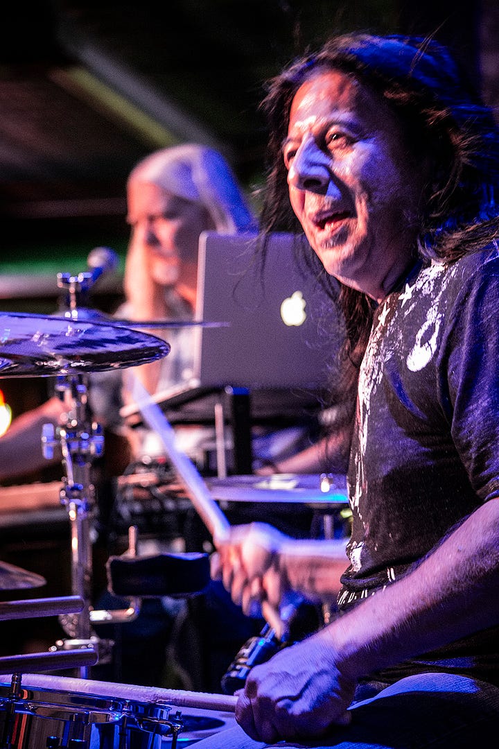 Kenny Ochoa, drums, A.A. Bottom / all photos by author