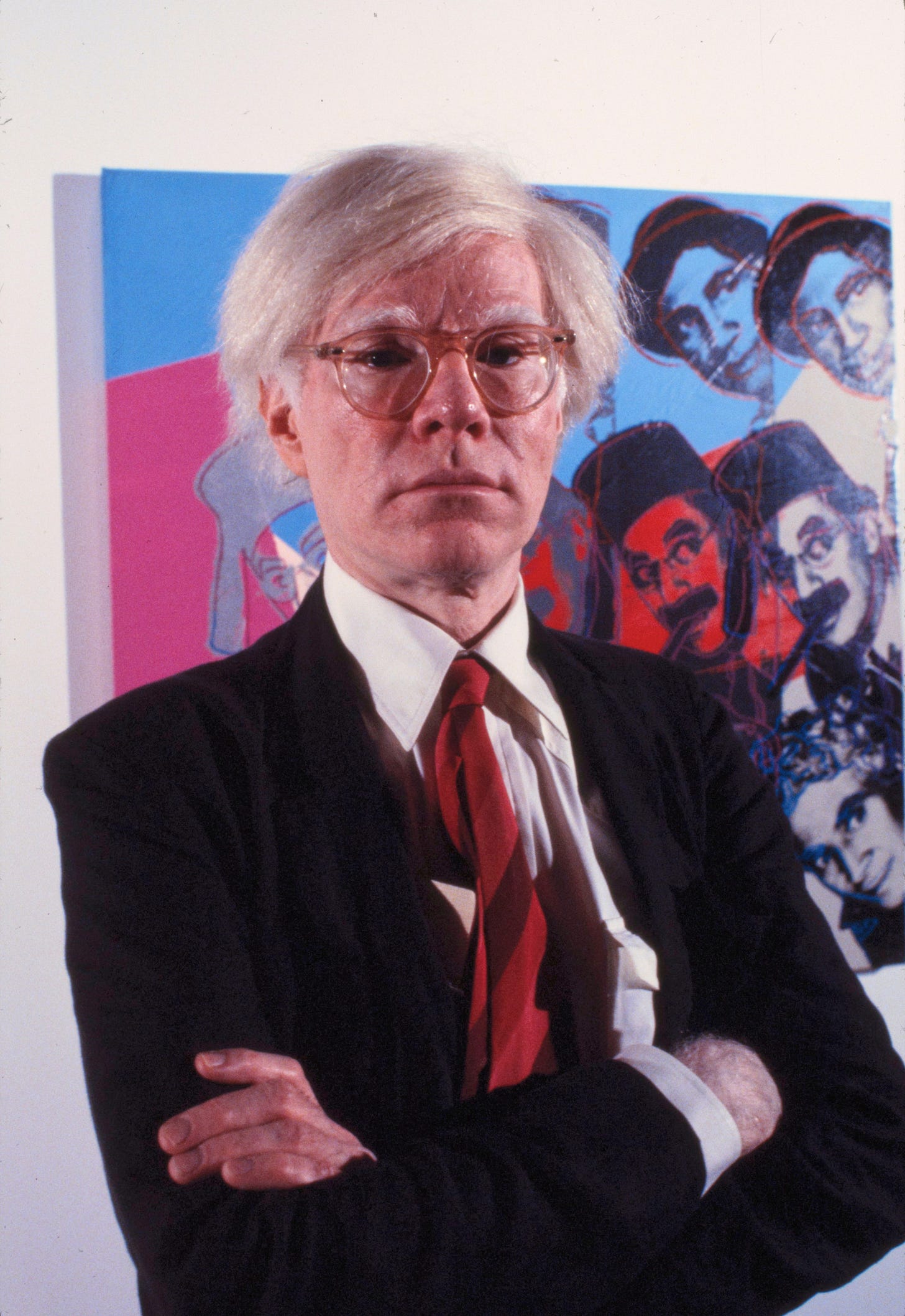 Photograph of Andy Warhol Photograph of Andy Warhol