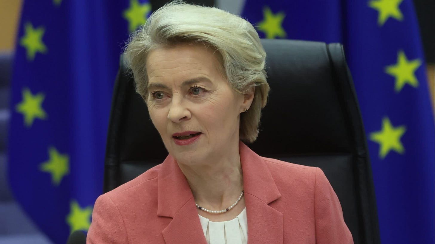 European Commission president Ursula von der Leyen says cutting red tape could save companies more than €37bn a year by the end of her mandate © Olivier Hoslet/EPA-EFE/Shutterstock