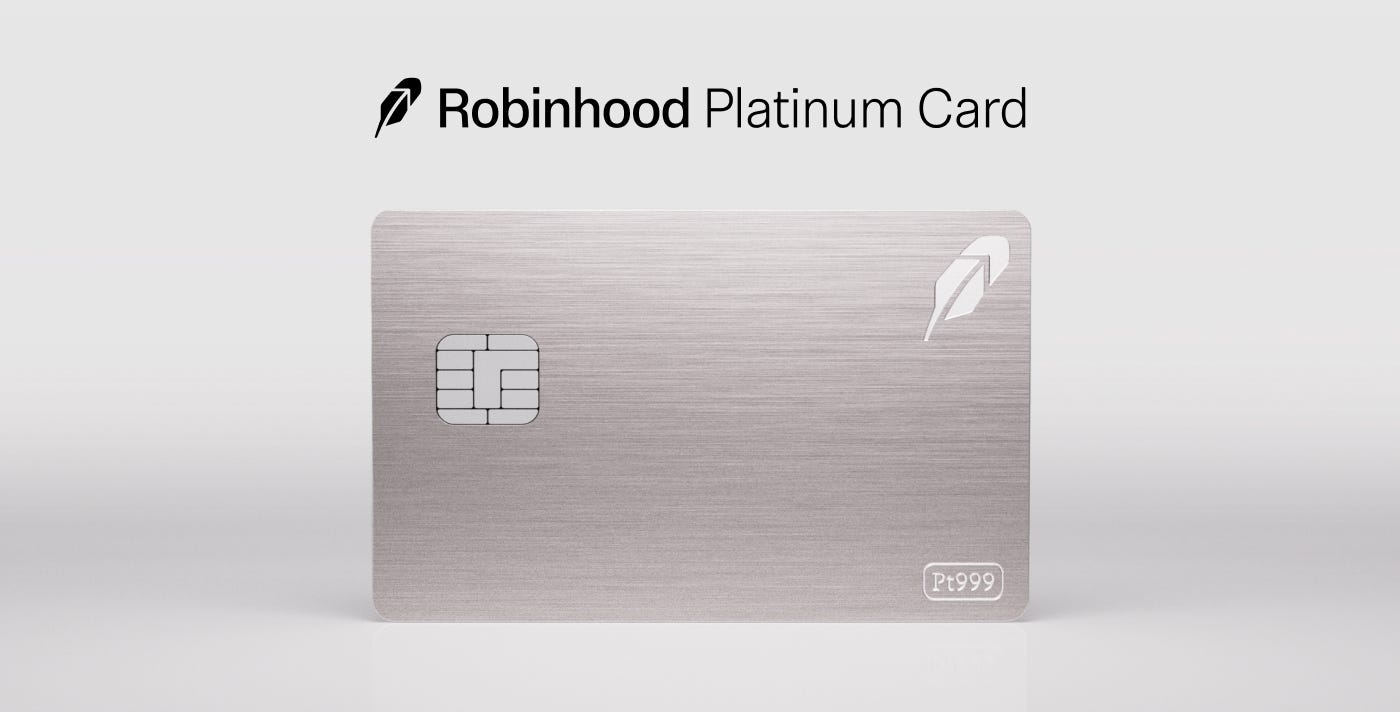 The Robinhood Platinum Card is Here, and It's Better than Ever