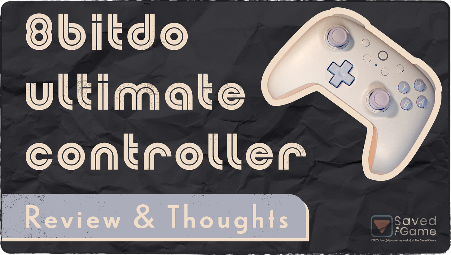 A header image for this section on the 8BitDo Ultimate Controller by Joe's Writing Works of The Saved Game.