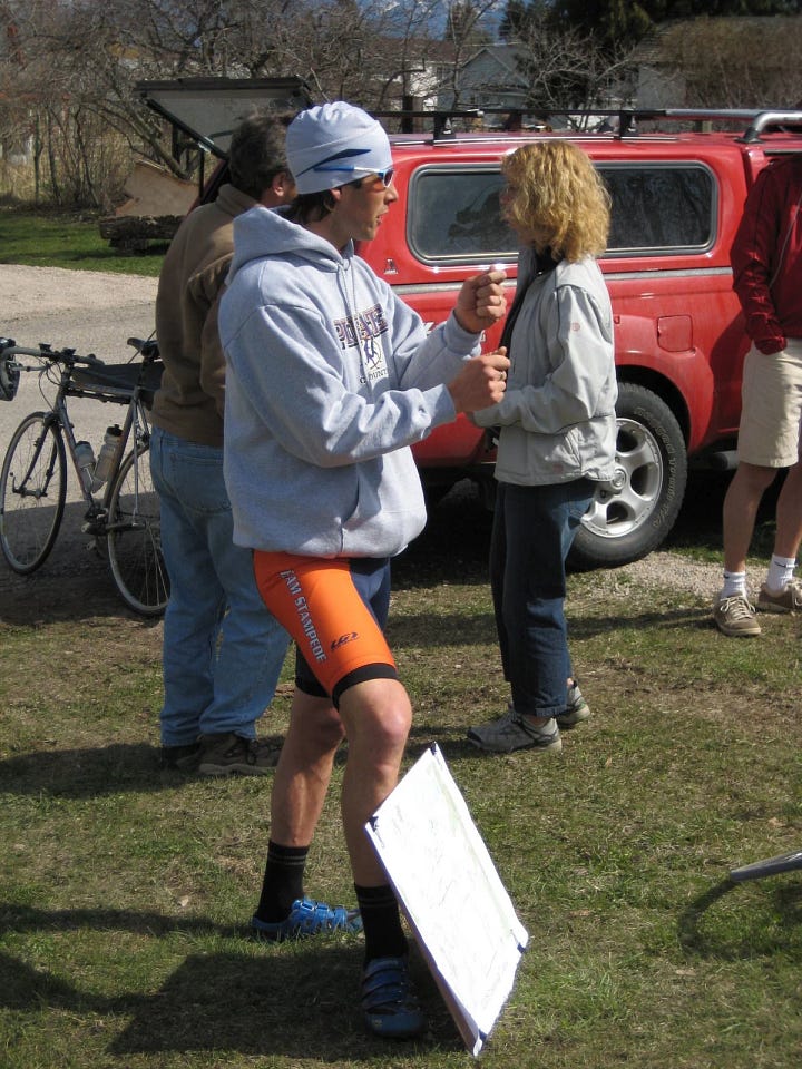Last year’s ride? Oh, hands down, it was the champ of all road bike adventures. Might’ve been the gravel roads that made it feel like a throwback to the wild, wild west, allowing us to dust off those cross bikes with the knobby tires. Or, perhaps, it was that stroke of luck where I somehow, against all odds, ended up winning the race (let’s not talk about this year, shall we?). But you know what? The real cherry on top was the epic barbeque at Matt Seeley’s place afterwards. Nothing wraps up a day of pedaling like good company and even better BBQ.