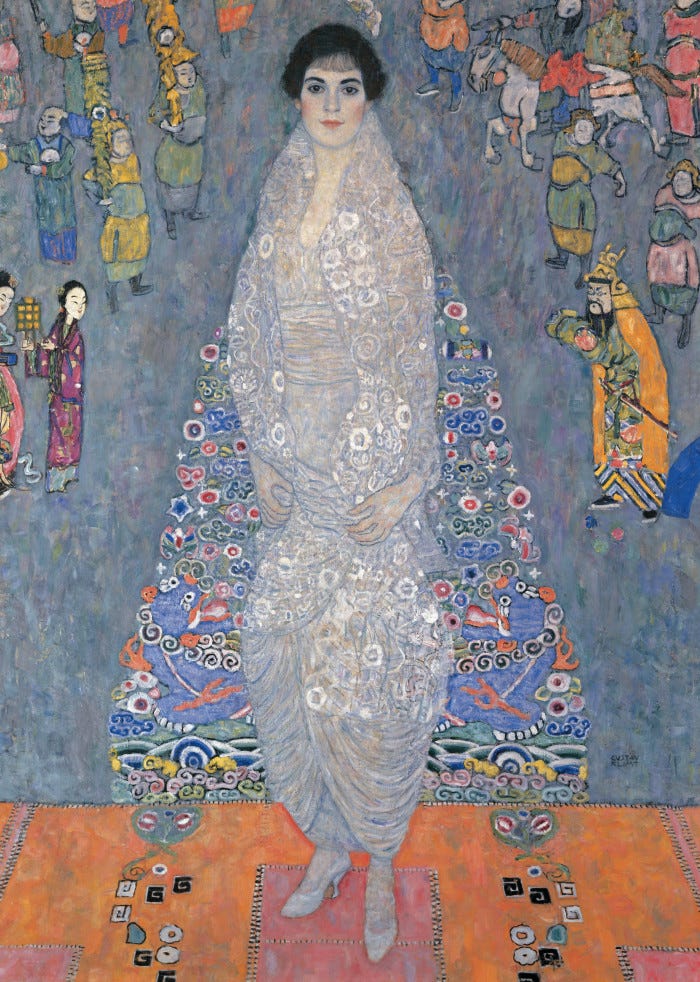 Klimt’s ‘Portrait of Elisabeth Lederer,’ a 1914-1916 depiction of the daughter of one of the artist’s biggest patrons. 