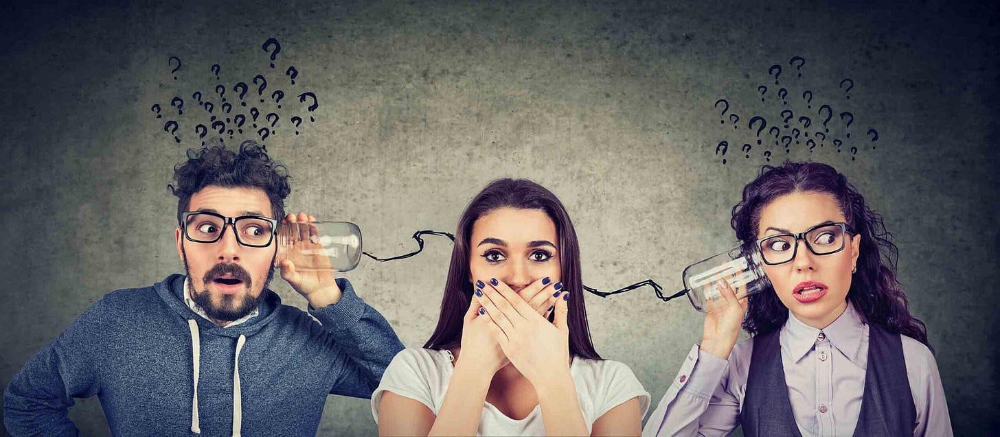 Gossip - A compelling human need or an avoidable distraction? Gossip - A compelling human need or an avoidable distraction?