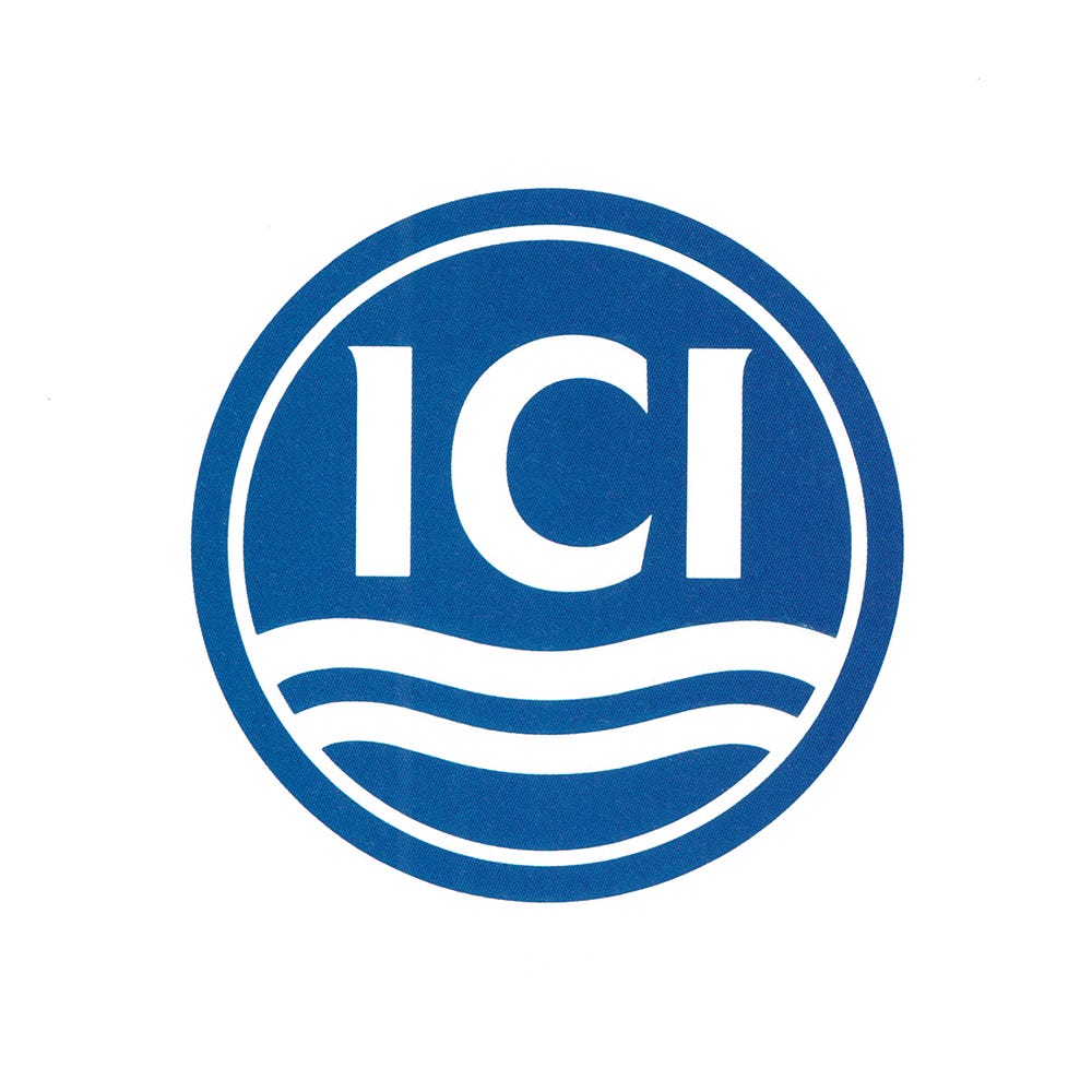 1989 logo for ICI by Wolf Olins